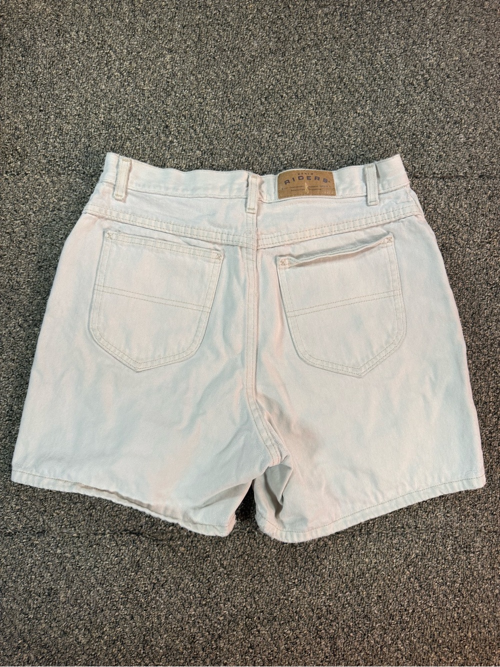 Vintage Riders Denim Shorts Light Wash High Rise 90s Mom Jean Shorts - Picture 5 of 5